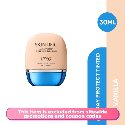 SKINTIFIC - All Day Protect Tinted Sunscreen Spf 50+++ 01 Vanilla