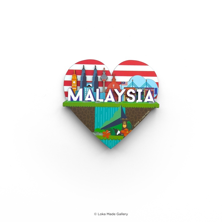I Love Malaysia Magnet WM04 1s image