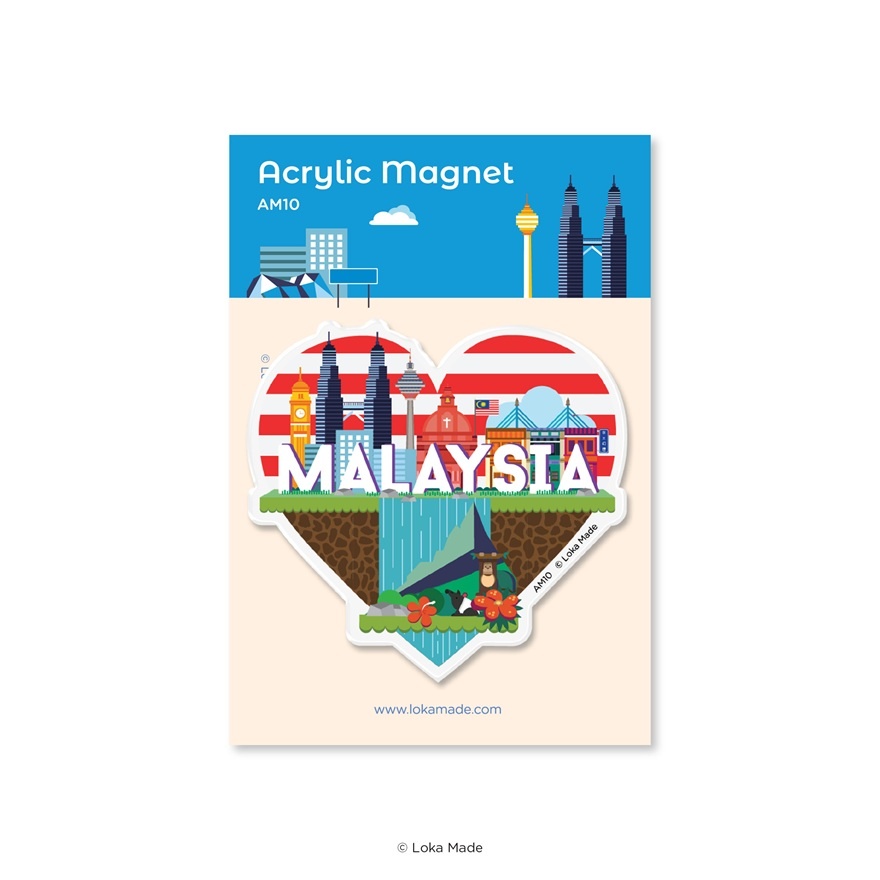 I Love Malaysia Magnet AM10 1s image