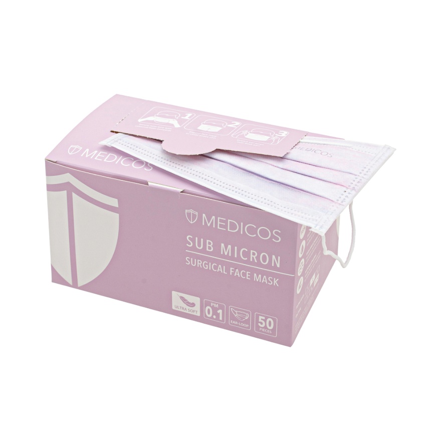 4 Ply Lumi Series Surgical Face Mask Purple 50's (*Flash Deal)
