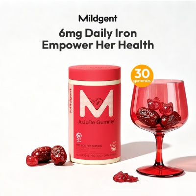 MILDGENT - Jujube Iron Gummy 6mg 30s
