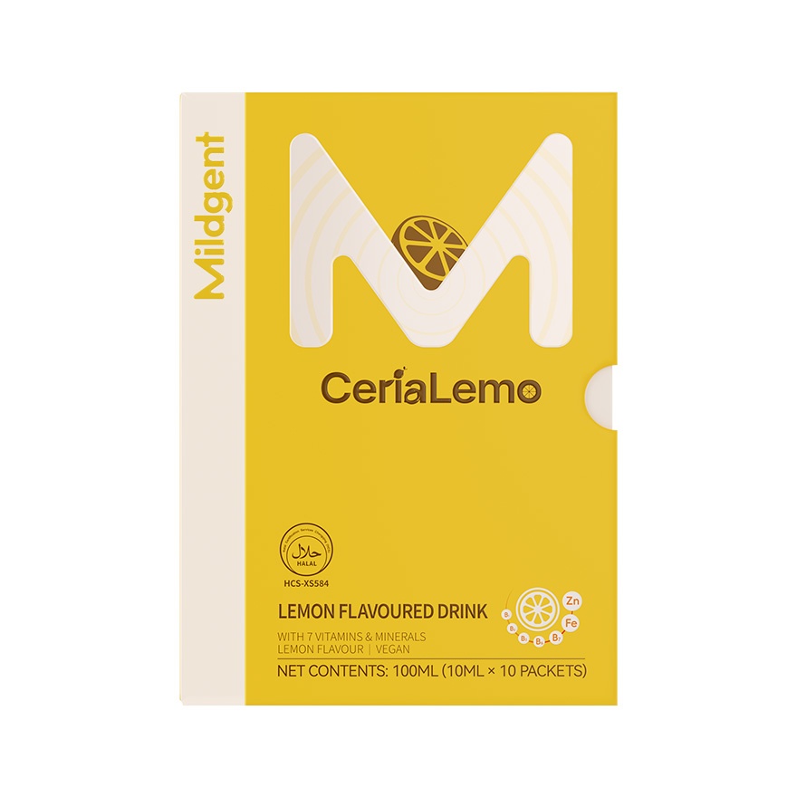 Mildgent Ceria Lemon Vit B-Complex 10s