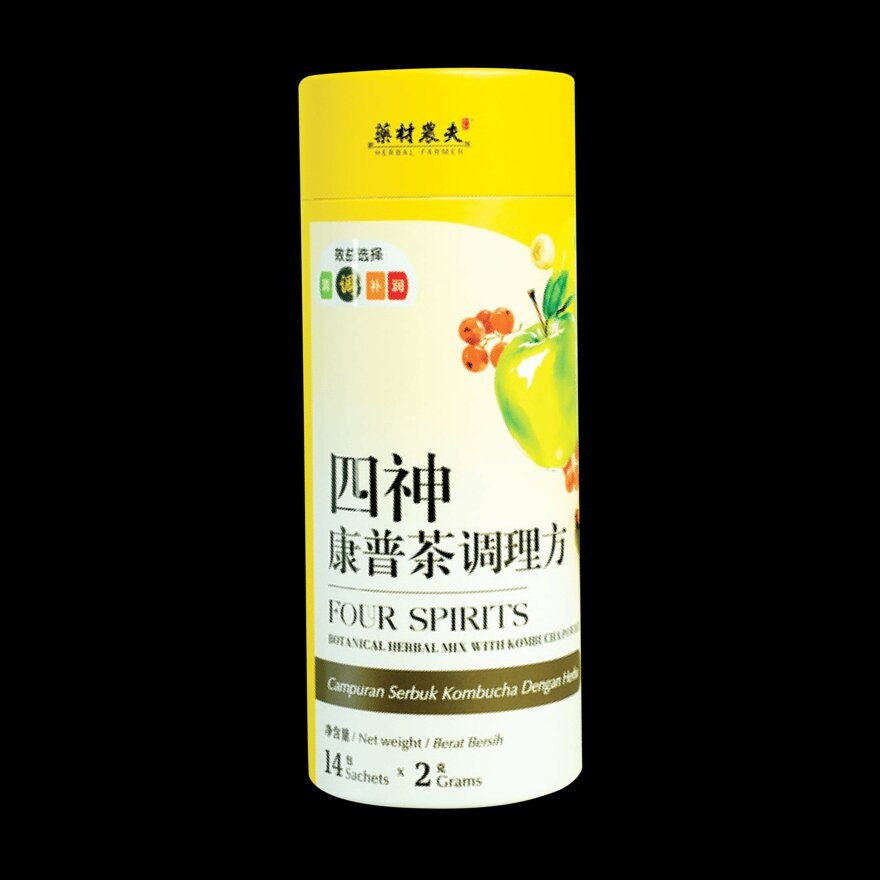 Four Spirits Botanical Herbal Mix with Kombucha Powder 14s x 2g