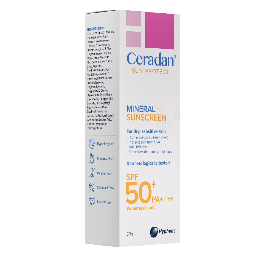 Mineral Sunscreen SPF50+ PA++++ 50G