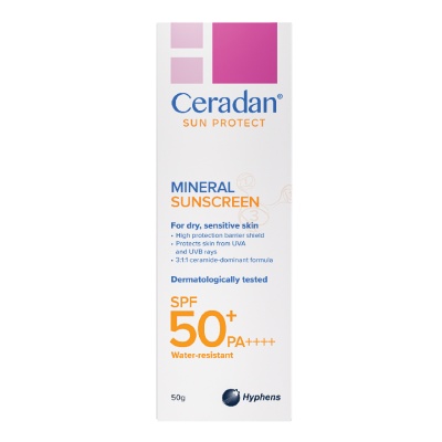 CERADAN - Mineral Sunscreen SPF50+ PA++++ 50G