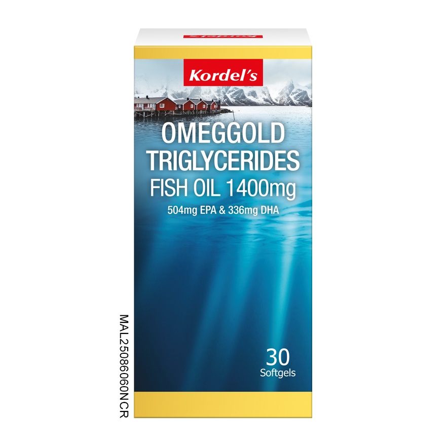 Omeggold Triglycerides Fish Oil 1400mg 30s image