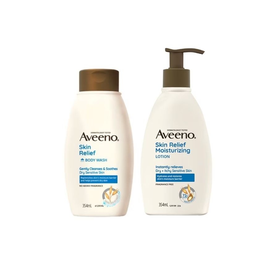 Skin Relief Moisturizing Lotion 354ml + Skin Relief Body Wash 354ml