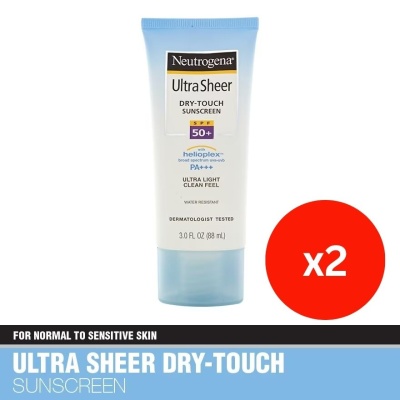 NEUTROGENA - Ultra Sheer Dry-Touch Sunscreen SPF50 PA+++ 88ml Twin Pack