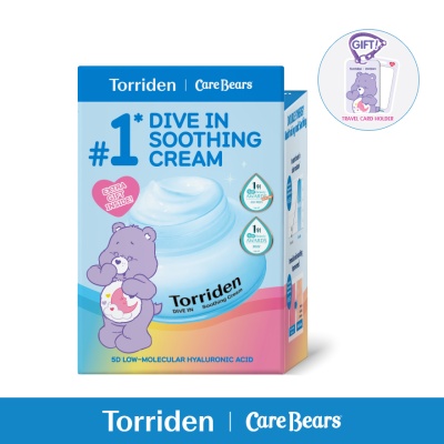 TORRIDEN - [CARE BEARS] Dive In Low Molecular Hyaluronic Acid Soothing Cream 100ml