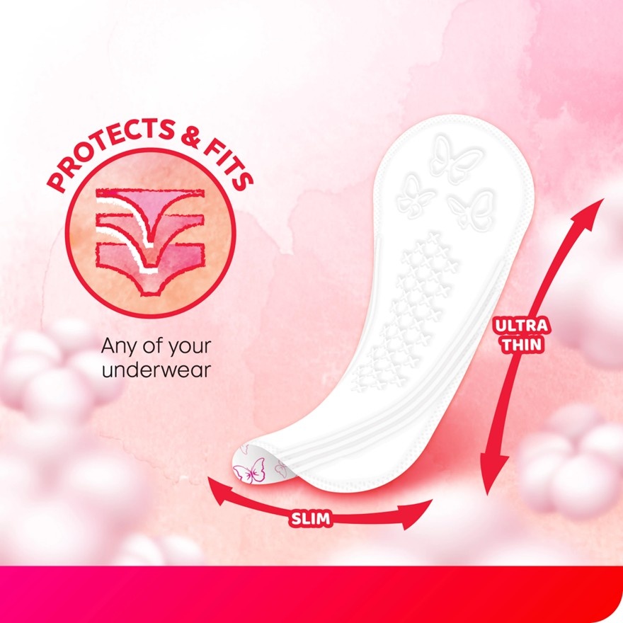 Comfort & Freshness Ultrathin Panty Liners 15cm (3 x 40's) - Clean & Dry All Day with 100% Breathabl