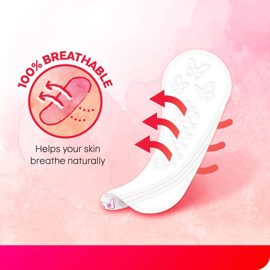 Comfort & Freshness Ultrathin Panty Liners 15cm (3 x 40's) - Clean & Dry All Day with 100% Breathabl