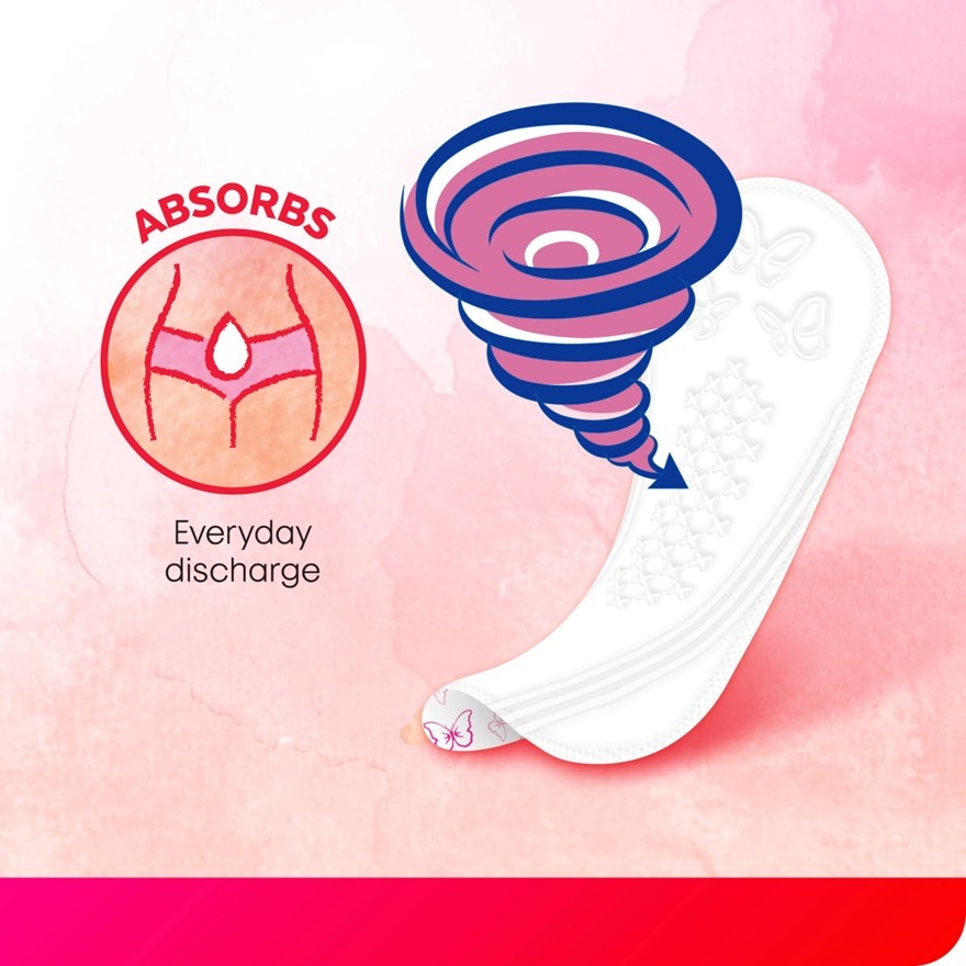 Comfort & Freshness Ultrathin Panty Liners 15cm (3 x 40's) - Clean & Dry All Day with 100% Breathabl