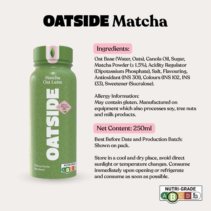 Matcha Oat Milk 250ml