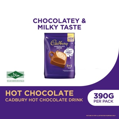 CADBURY - 3-In-1 Hot Chocolate Drink 13x30g