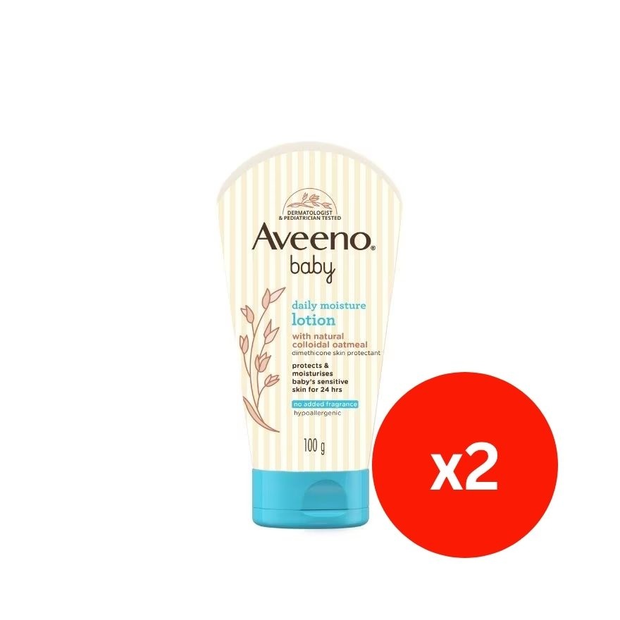 Baby Daily Moisture Lotion 100g Twin Pack