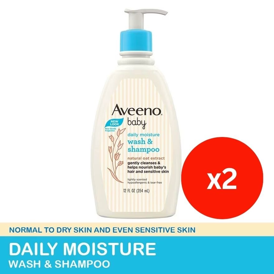 Baby Wash & Shampoo 354ml Twin Pack