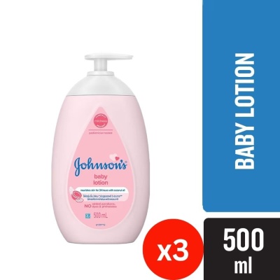 JOHNSON'S - Baby Regular Lotion 500ml x3 image