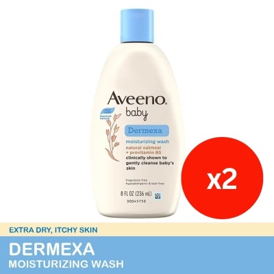 AVEENO - Baby Dermexa Moisturizing Wash 236ml Twin Pack