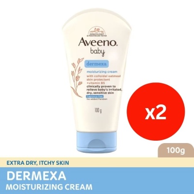 AVEENO - Baby Dermaxa Moisturizing Cream 100G Twin Pack