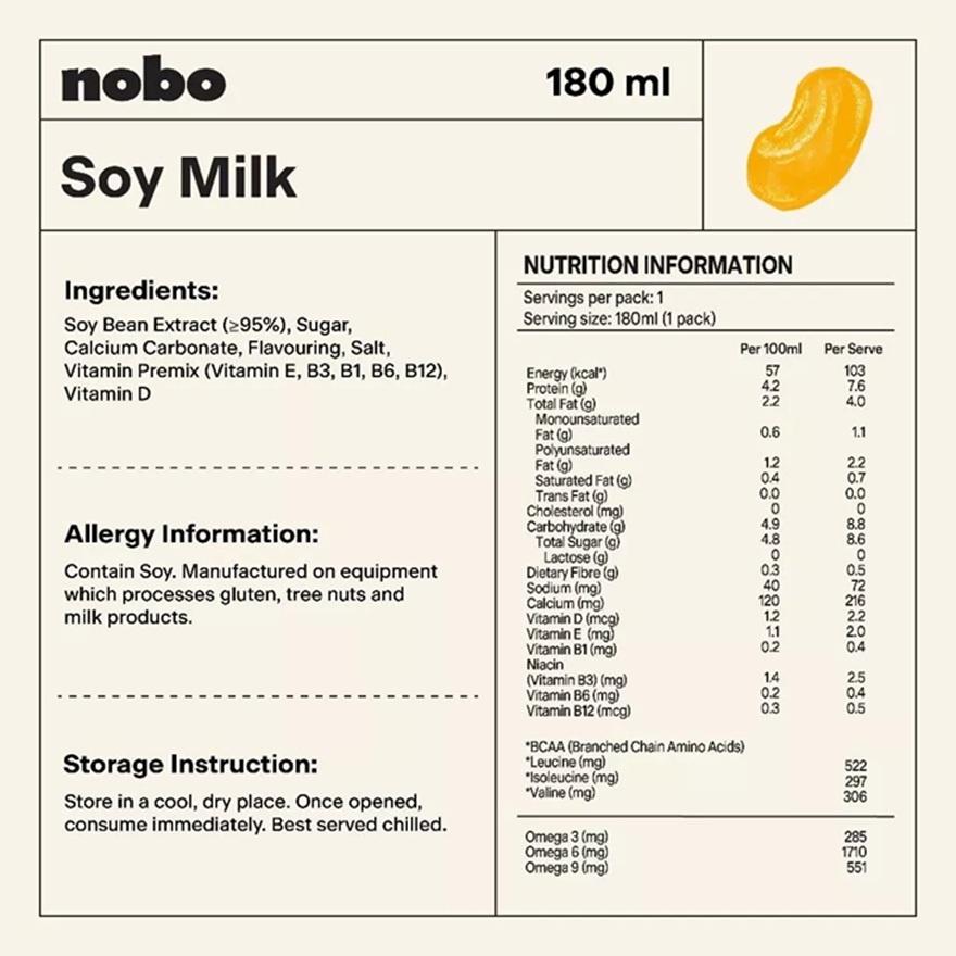 Original Soy Milk 180ml