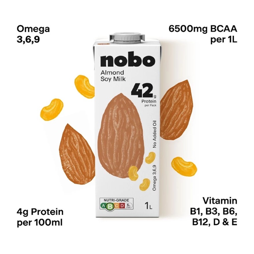 Almond Soy Milk 1L