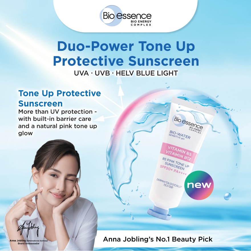 Bio-Water B5 Pink Tone Up SunScreen SPF50+ 30ml image
