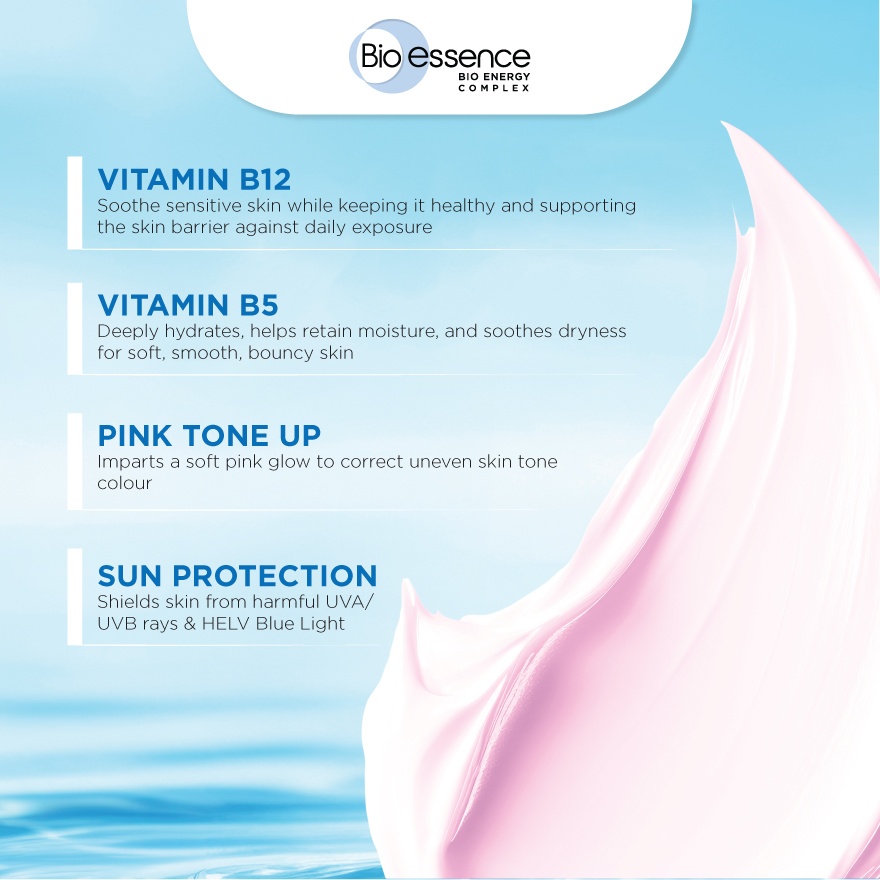 Bio-Water B5 Pink Tone Up SunScreen SPF50+ 30ml