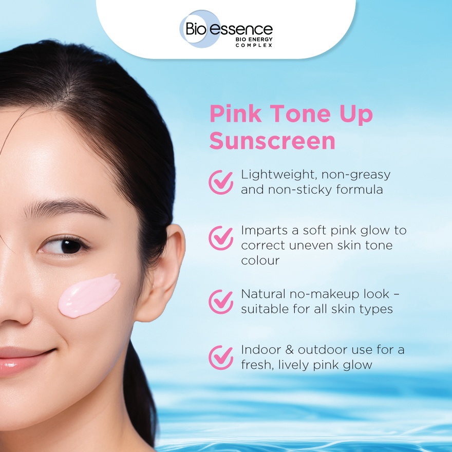 Bio-Water B5 Pink Tone Up SunScreen SPF50+ 30ml image