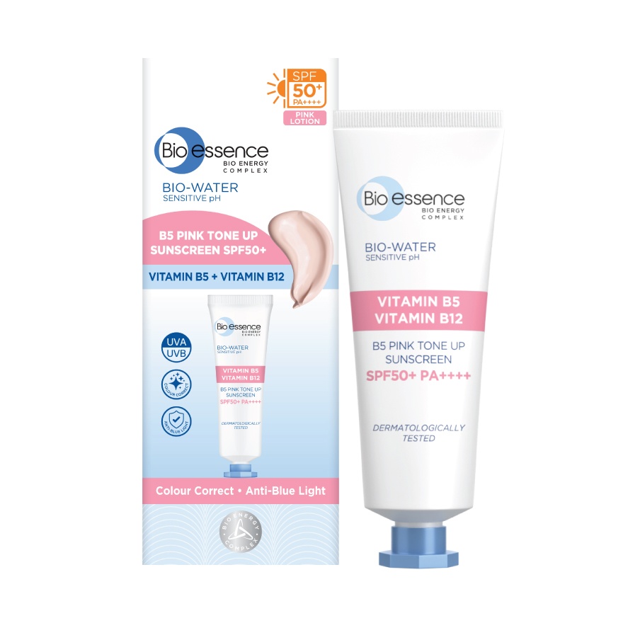 Bio-Water B5 Pink Tone Up SunScreen SPF50+ 30ml image