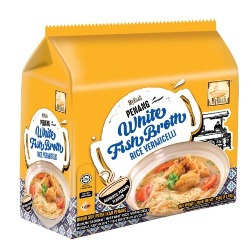 Instant Noodles - Penang White Fish Broth Rice Vermicelli 4x90g image