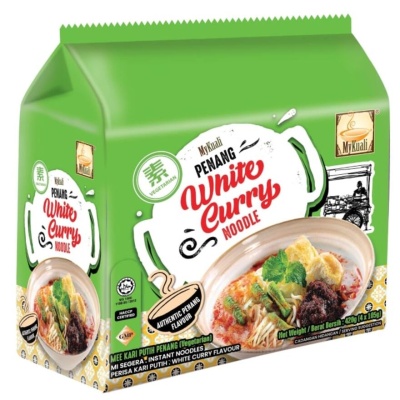 MYKUALI - Instant Noodles - Penang Vegetarian White Curry 4x105g image