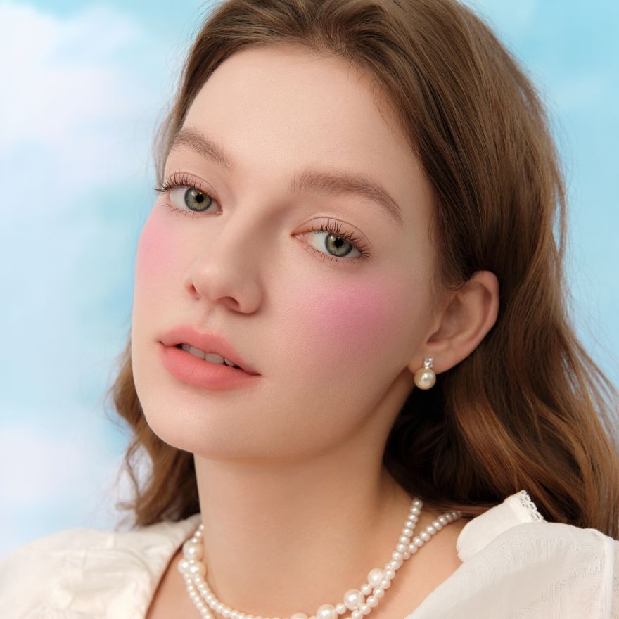 Bunny Garden Collection Embossed Blush S02 Berry Bunny image
