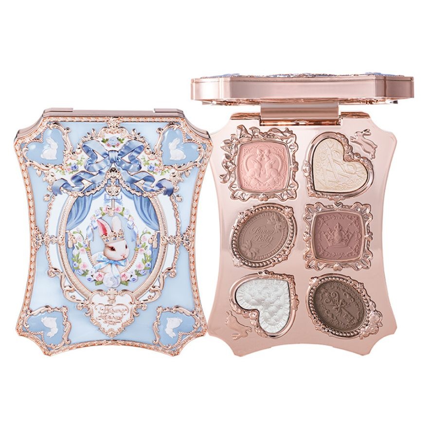 Bunny Garden Collection 6-Coloe Makeup Palette 01 White Bunny image