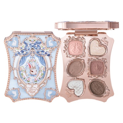 FLOWER KNOWS - Bunny Garden Collection 6-Coloe Makeup Palette 01 White Bunny image