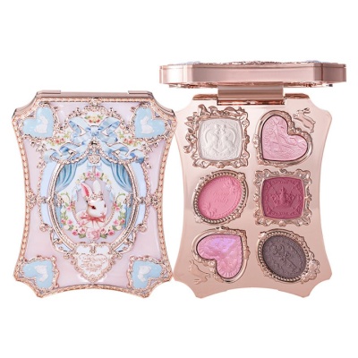 FLOWER KNOWS - Bunny Garden Collection 6-Coloe Makeup Palette 03 Ruby Berry image