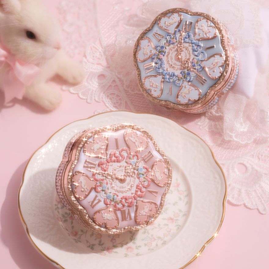 Bunny Garden Collection Cushion Case 01 Shell Blue image
