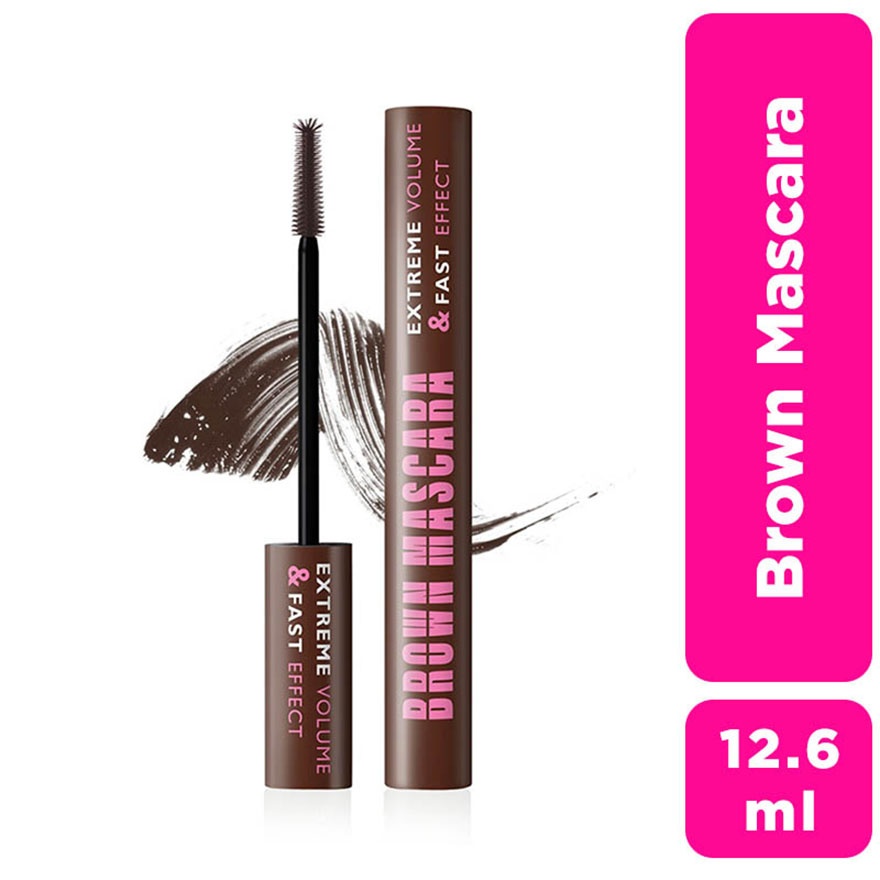 Brown Mascara Extreme Volume & Fast Effect