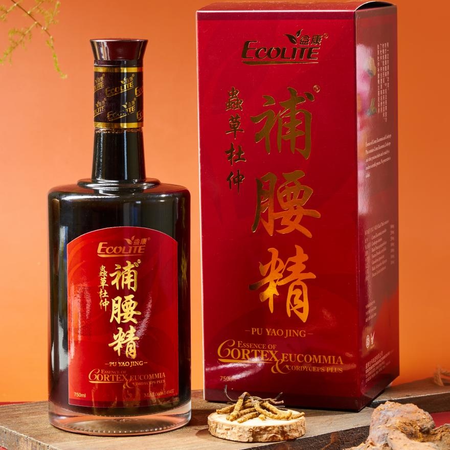 Pu Yao Jing Essence of Cortex Eucommia & Cordyceps Plus 750ml
