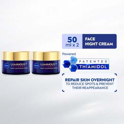 NIVEA LUMINOUS 630 - Luminous 630 Night Cream 2x50ML