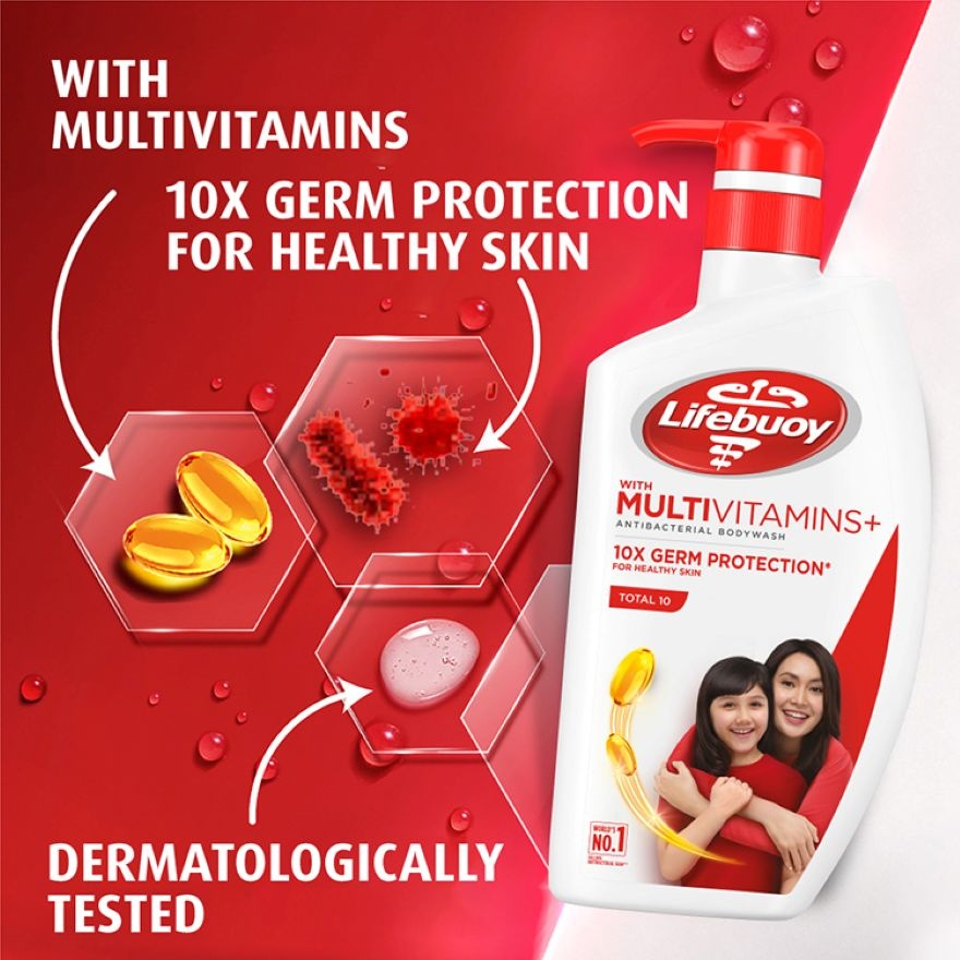 Total 10 Body Wash 920ml x2