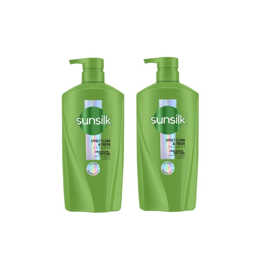 Lively Clean & Fresh Shampoo 625ml X2