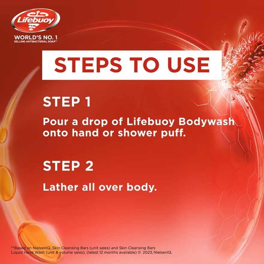 Bodywash Total 10 Refill 800ml X3