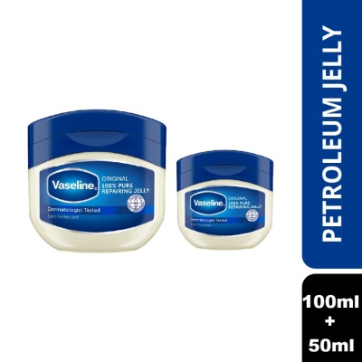 VASELINE - Petroleum Jelly Original Bundle of 100ml + 50ml