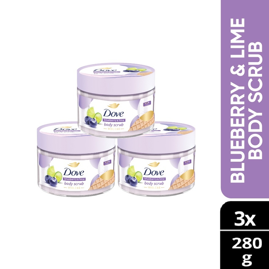 Body Scrub Blueberry & Lime 280gram X3 image