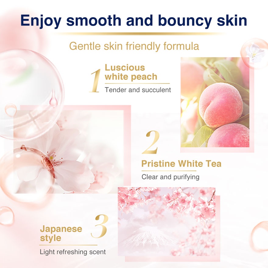 Shower White Peach x White Tea 1L X3 image