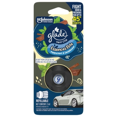 GLADE Vent Clip Peppermint & Sandalwood 2ml image