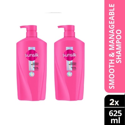 SUNSILK - Smooth & Manageable Shampoo 625ml X2