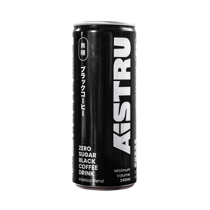 Unsweetened Black Coffee 240ml