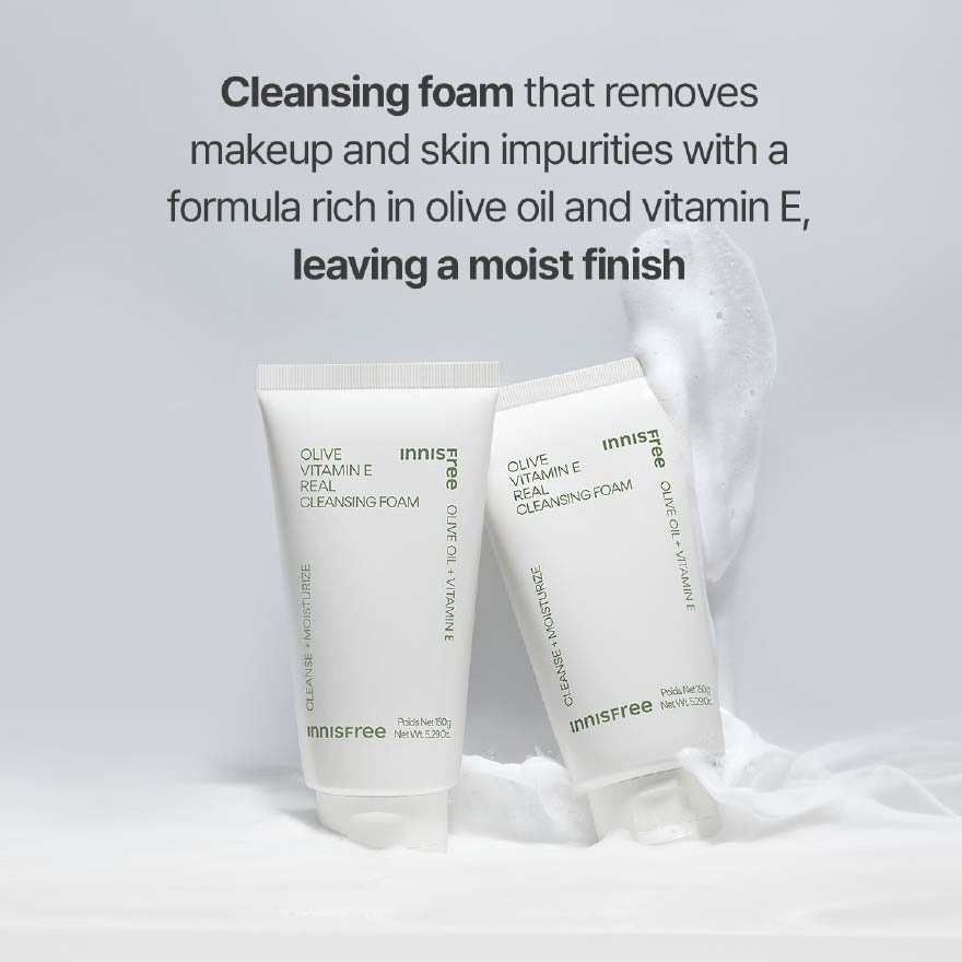 Olive Vitamin E Real Cleansing Foam 150g