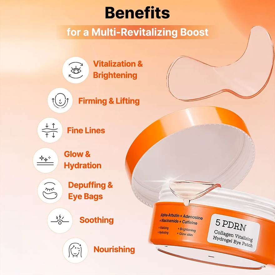 5 PDRN Collagen Vitalizing Hydrogel Eye Patch 60s image